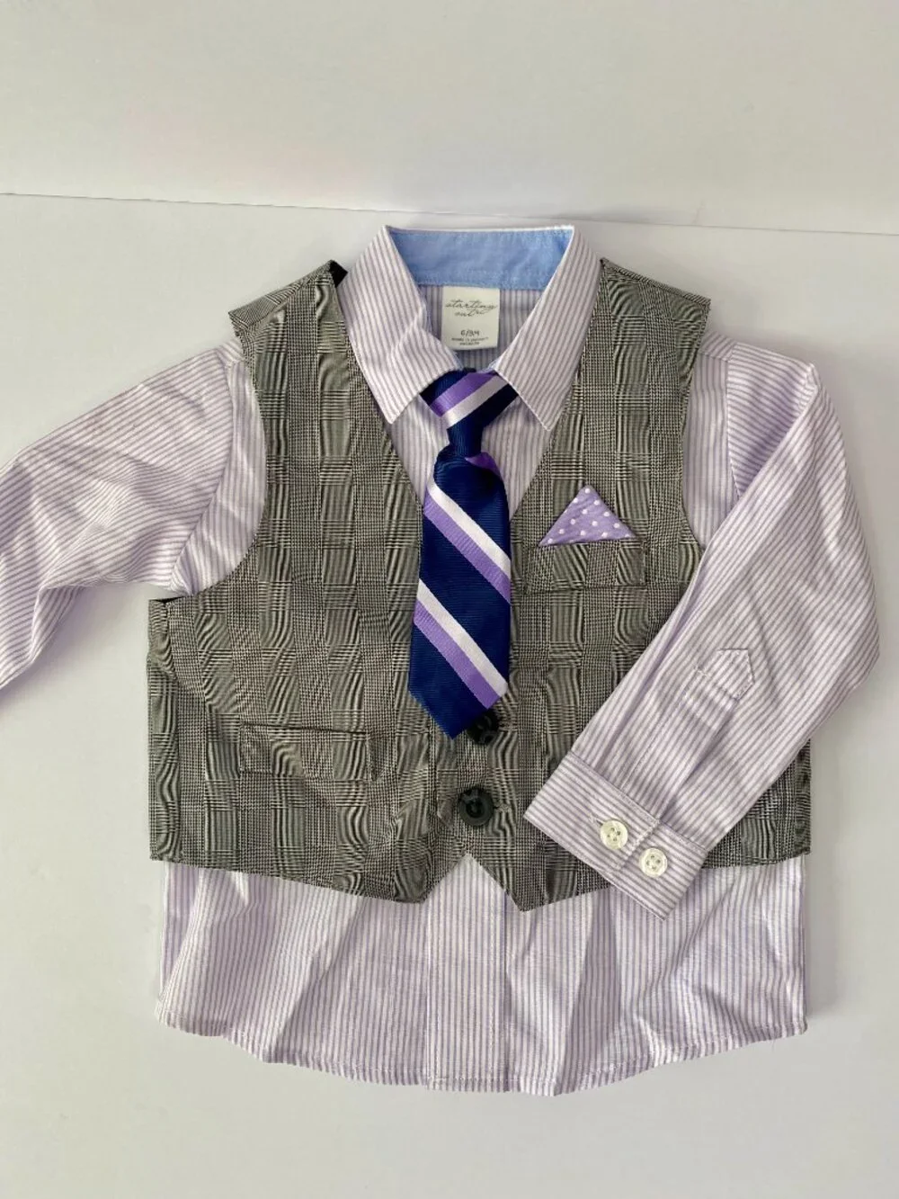 NEW Boys 4-Piece 6-9 months Dress Suit Set | Starting Out (Dillard’s) | 6/9M